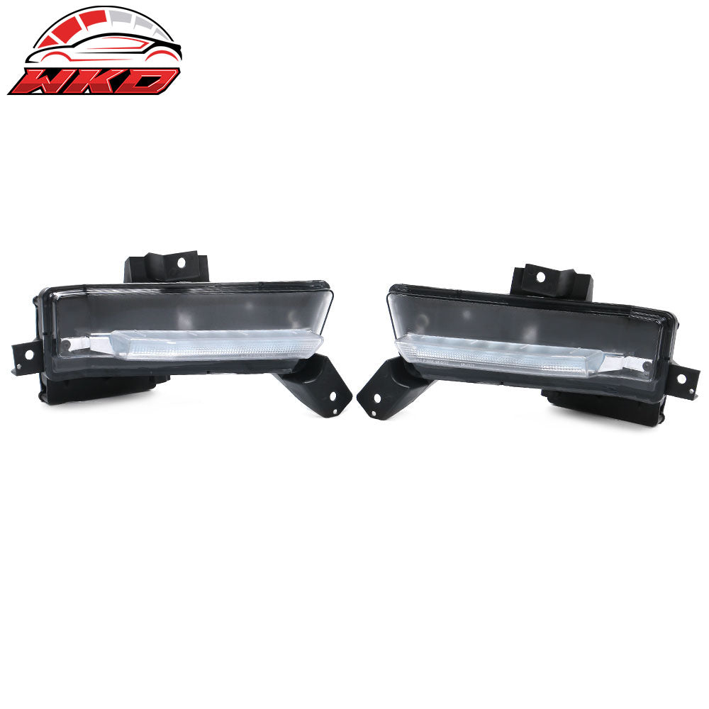 2016-18 Chevy Camaro SS DRL Fog Lights Clear No Turn Signal Function 2Pc | Wholesale