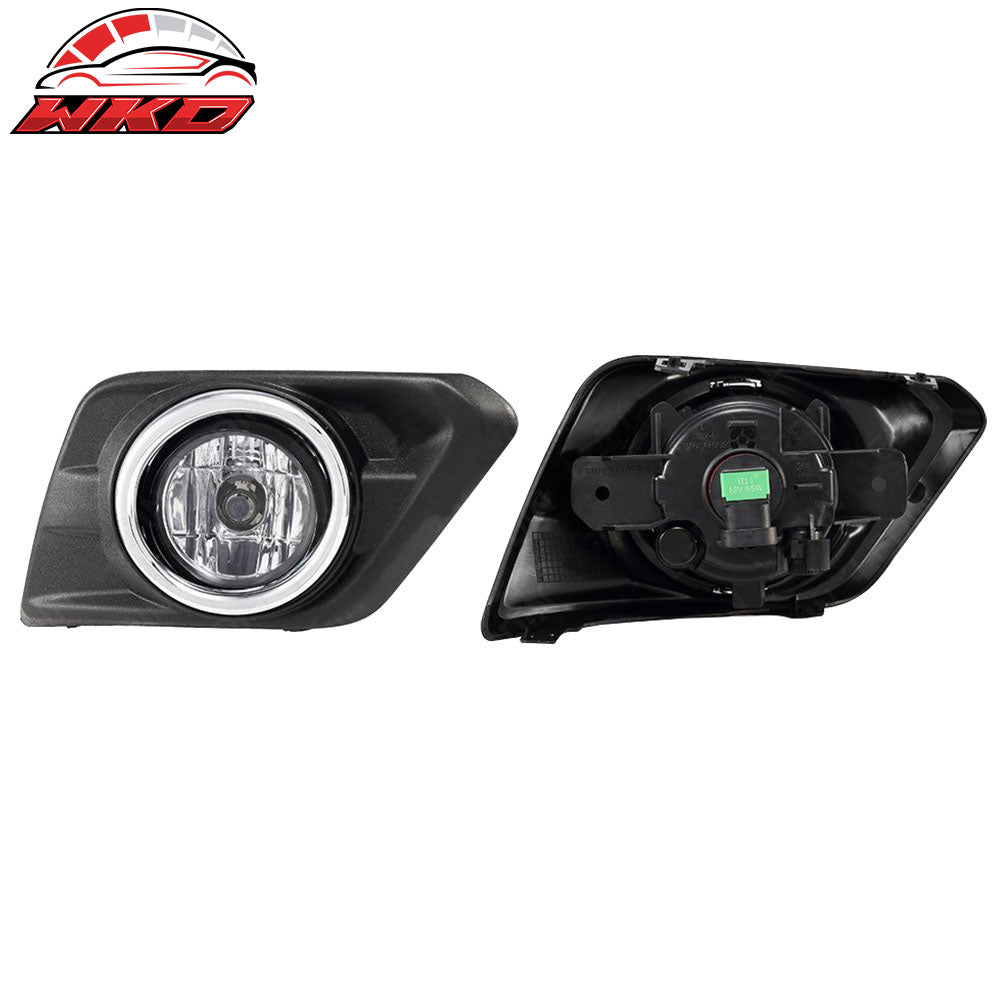 Fits 14-16 Nissan Rogue X-Rail 2PCS Fog Lights Lamps W/Wiring Kit + Switch