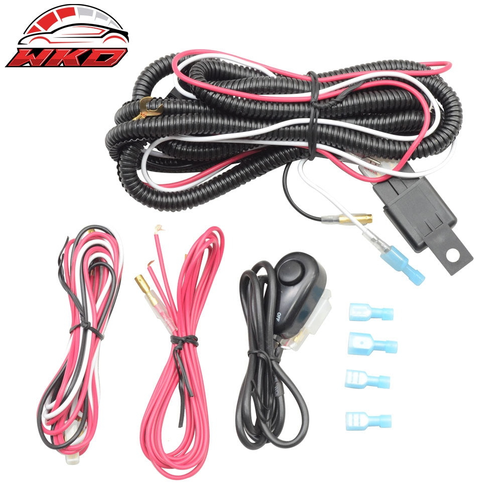 Wholesale Universal Fog Light Lamp Wiring Harness Kit LED Light Bar Switch Relay 每 Bulk Orders & Dealer Pricing Available