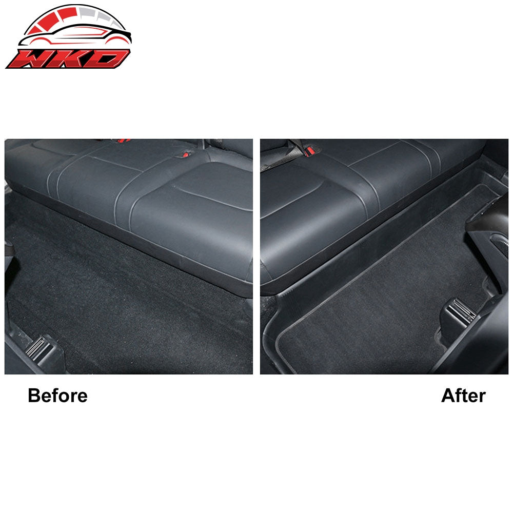 Fits 17-23 Tesla Model 3 Under Seat Anti Kick Protector Foot Pad Accessories TPE