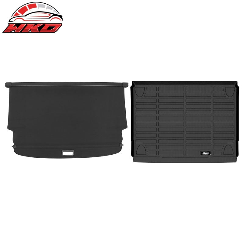 Wholesale 21-26 Ford Bronco 3D TPE Rear Trunk Mat Cargo Liner Pad + Cargo Cover