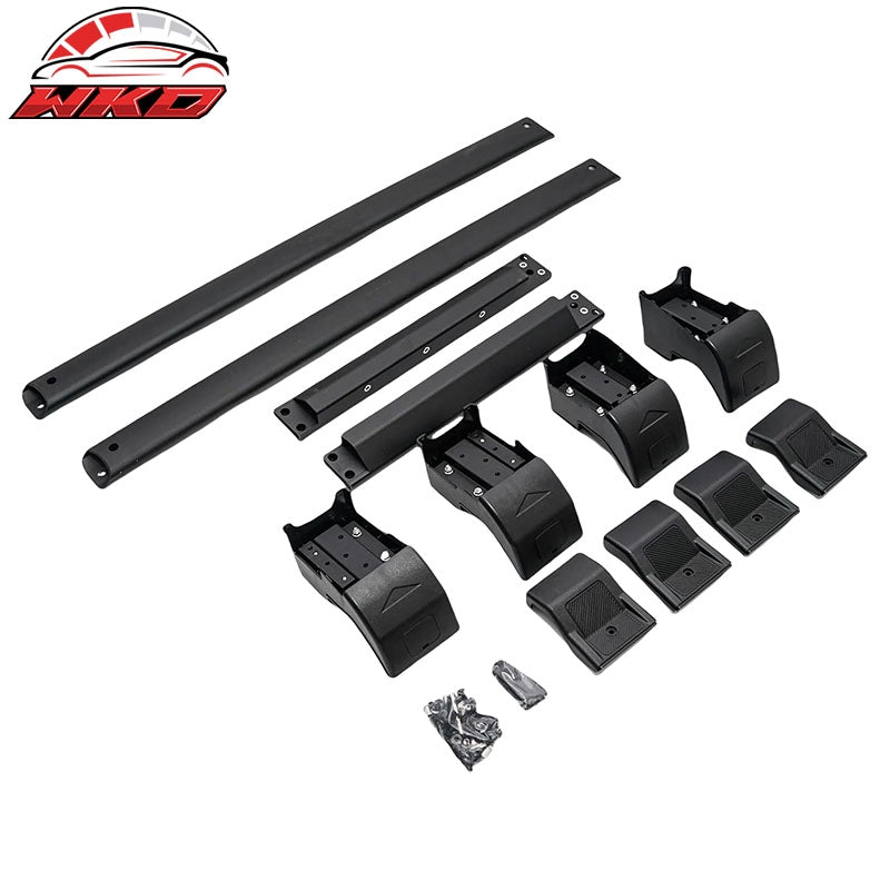 Fits 21-26 Ford Bronco 4DR Roof Rack W/ Rail Luggage Carrier Cross Bars Aluminum