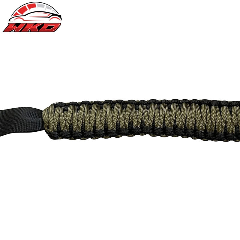 For 21-26 Ford Bronco 4PC Green Nylon Roll Bar Grab Handles Paracord Grip Handle