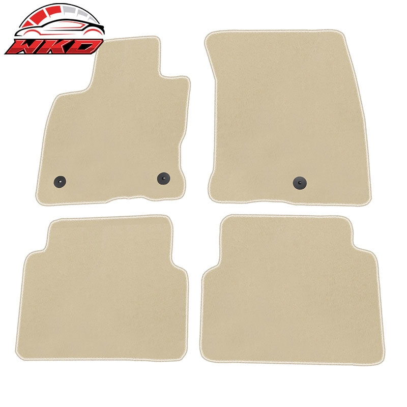 Wholesale 21-26 Ford Bronco Sport Front Rear Floor Mats Liner Carpets Set Nylon Beige