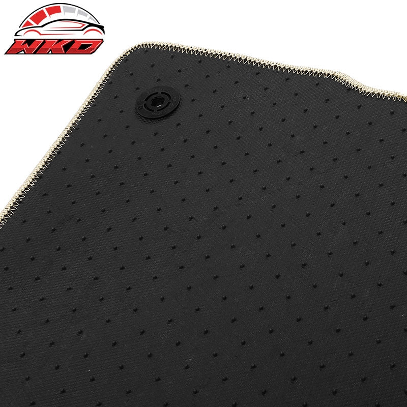 Fits 21-26 Ford Bronco Sport Front Rear Floor Mats Liner Carpets Set Nylon Beige