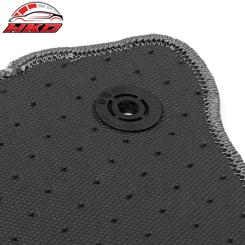 Fits 21-26 Ford Bronco Sport Front Rear Floor Mats Liner Carpets Set Nylon Gray