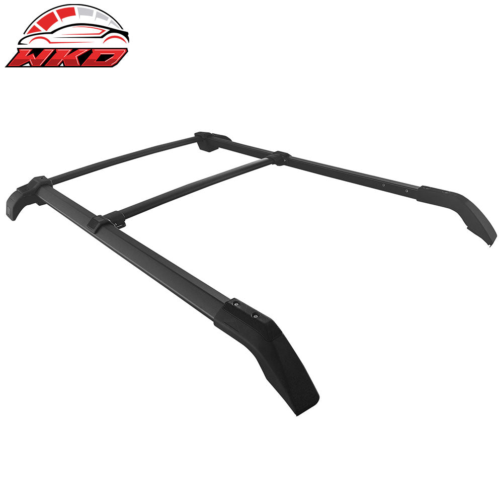 Fits 21-25 Ford Bronco Aluminum Roof Rack Rail Luggage Carrier W/ Cross Bars Kit