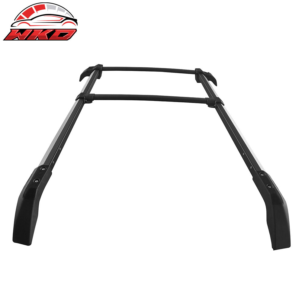 Fits 21-25 Ford Bronco Aluminum Roof Rack Rail Luggage Carrier W/ Cross Bars Kit
