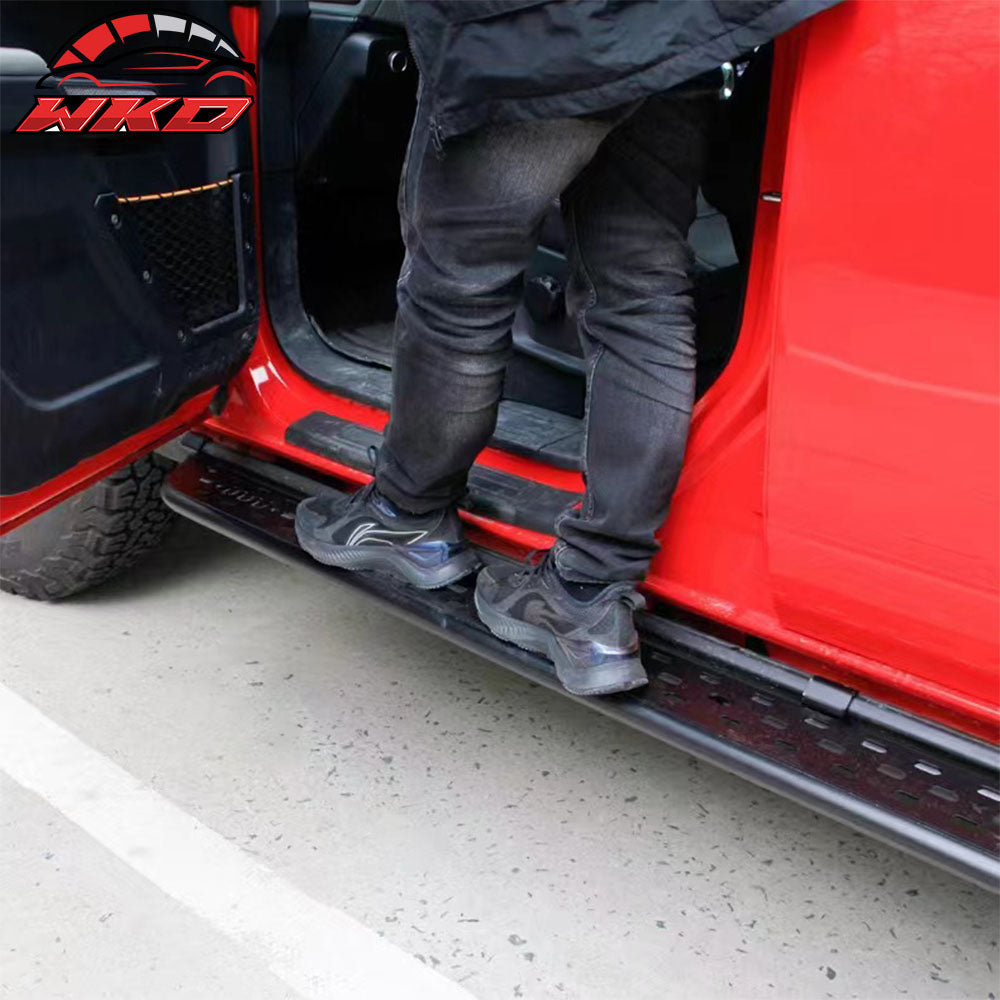 Wholesale 2021-2026 Ford Bronco Black Running Board Side Step Bar Tungsten Steel