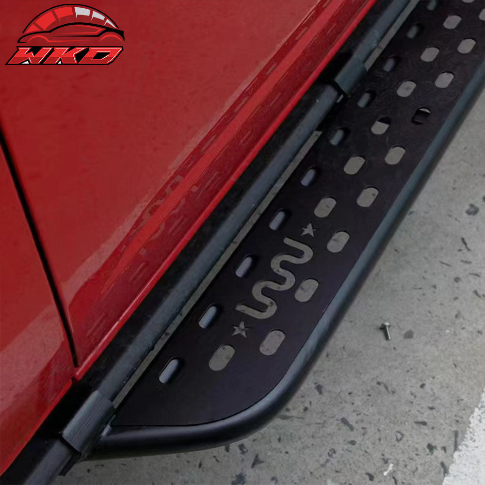 Wholesale 2021-2026 Ford Bronco Black Running Board Side Step Bar Tungsten Steel