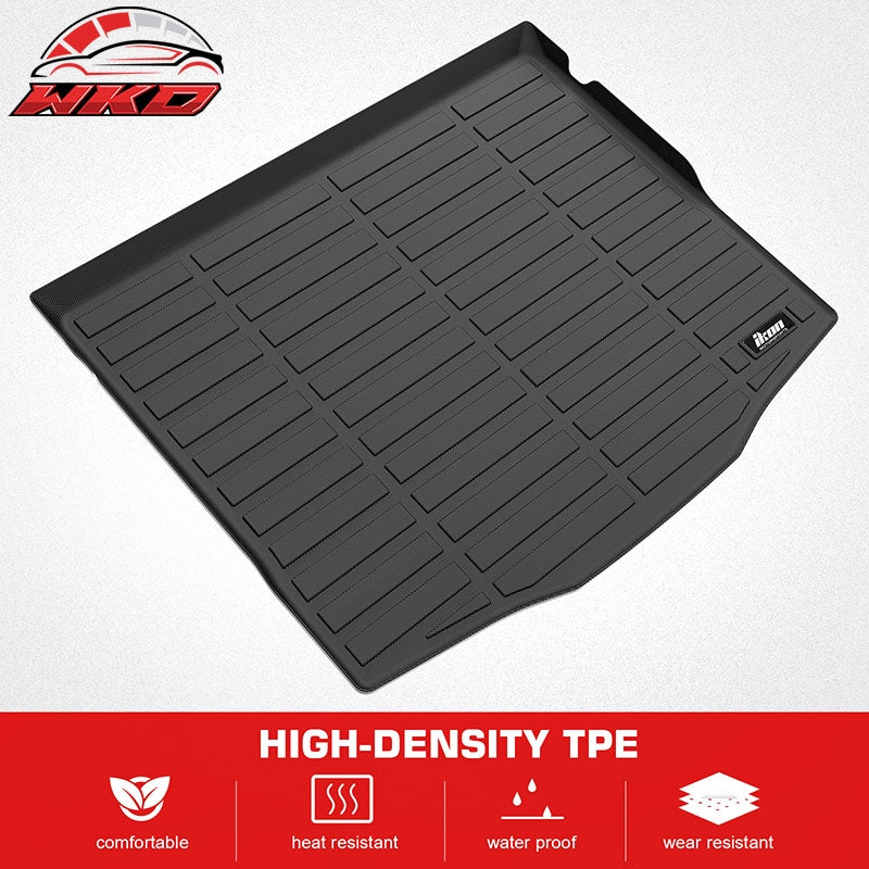 For 20-26 Ford Escape 3D TPE Rear Trunk Mat Cargo Liner Pad + Canvas Cargo Cover