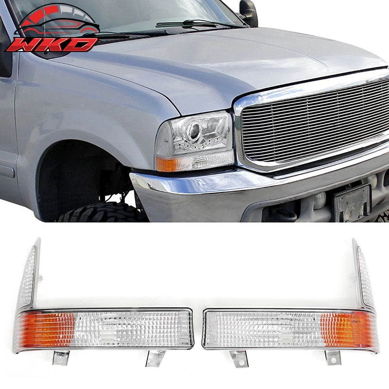 Wholesale 01-04 Ford Excursion Front Bumper Turn Signal Parking Lights Amber Lens