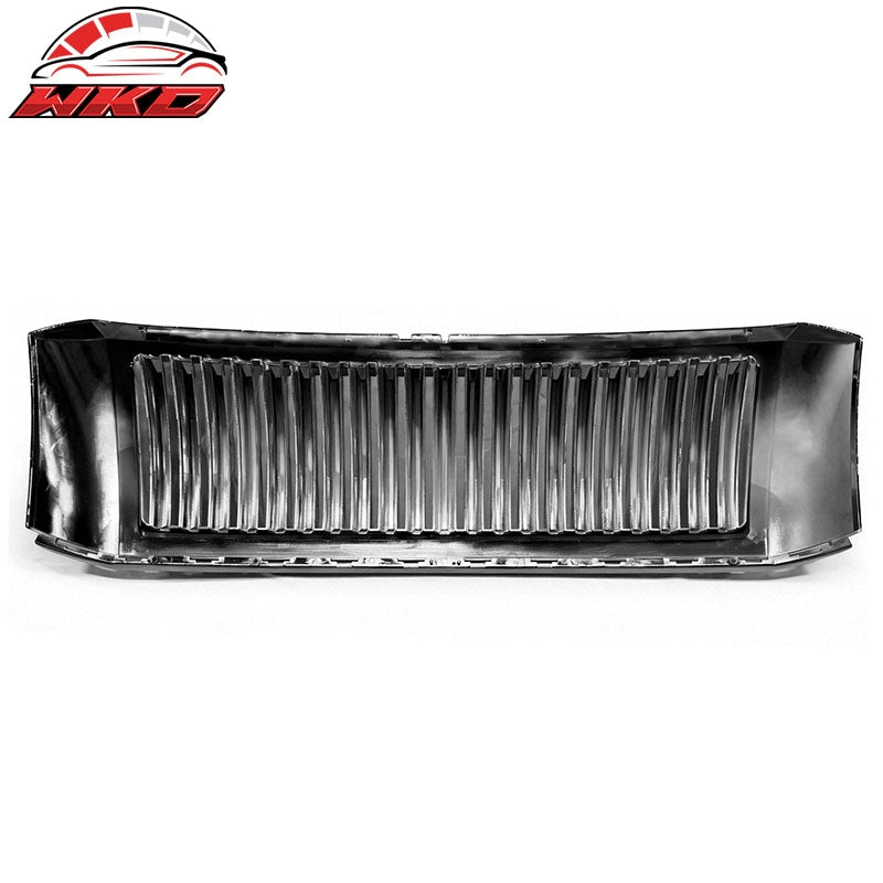 Fits 07-14 Ford Expedition Chrome Vertical Style Front Bumper Upper Grille Trim