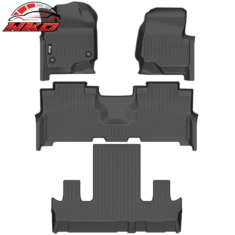 Wholesale 21-24 Ford Expedition Max W/2nd Row Bucket 7 Seats TPE 3D Floor Mats Liners