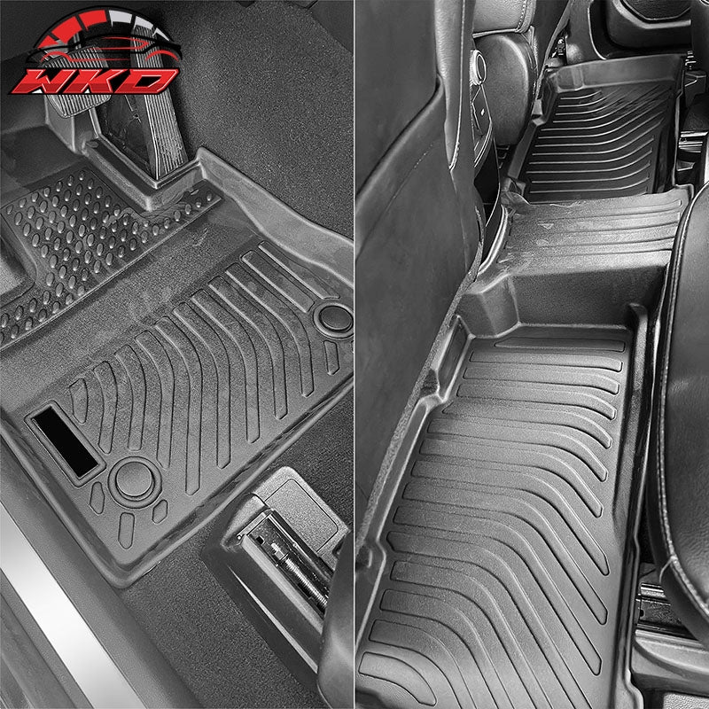 Fits 20-21 Ford Explorer 7 Seats TPE Floor Mats Liner+ Trunk Mat w/ Backrest Mat