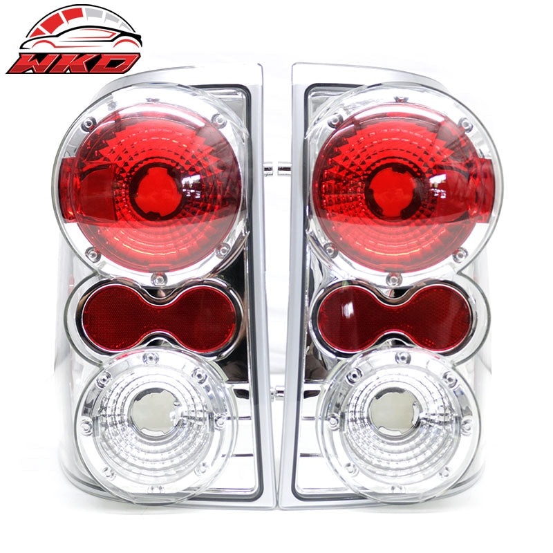 Fits 02-05 Ford Explorer Altezza Style RH LH Tail Lights Rear Brake Lamps Chrome