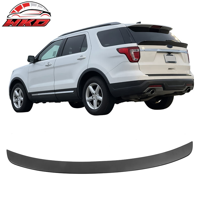 Wholesale  16-19 Ford Explorer Duckbill Style Rear Trunk Middle Spoiler ABS Matte Black