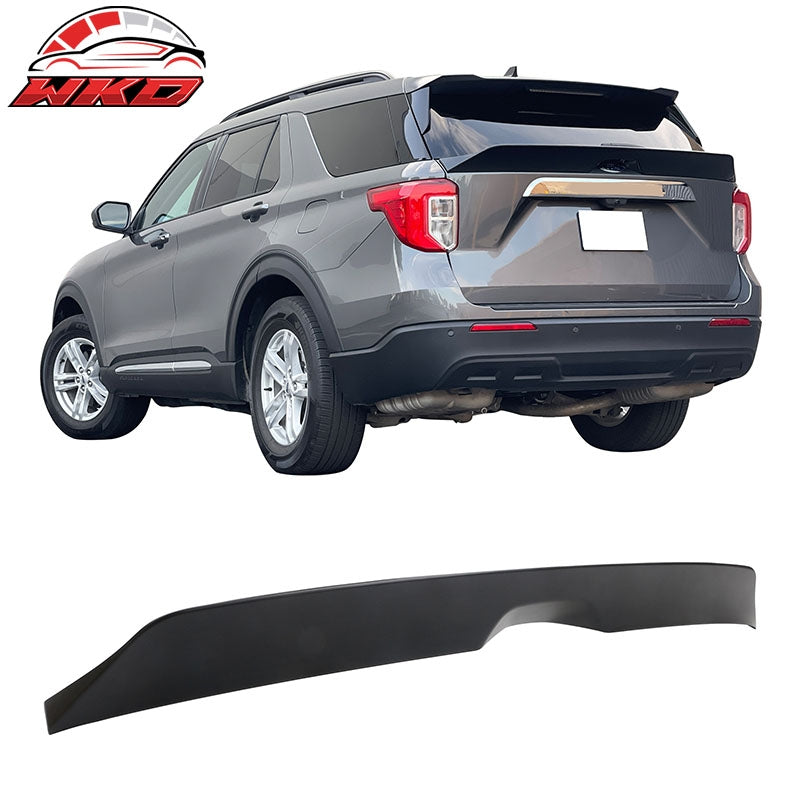 Wholesale 20-24 Ford Explorer Matte Black Duckbill Style Trunk Spoiler Middle Lip ABS