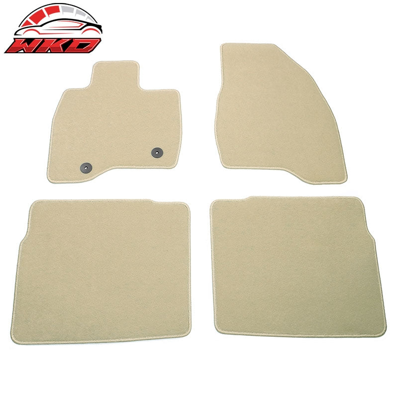 Wholesale 15-19 Ford Explorer Beige Nylon OE Fitment Floor Mats Carpets 4PC Set