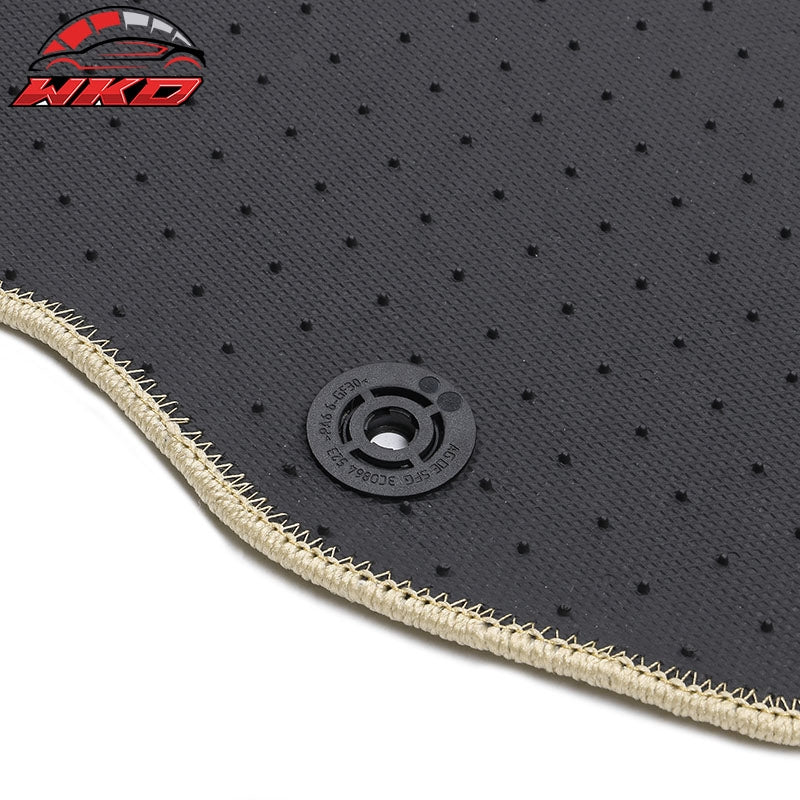 Fits 15-19 Ford Explorer Beige Nylon OE Fitment Floor Mats Carpets 4PC Set