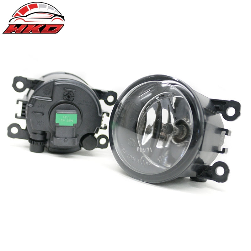 Fits 11-15 Ford Explorer Front Bumper Fog Lights Lamps W/Cover Clear Lens