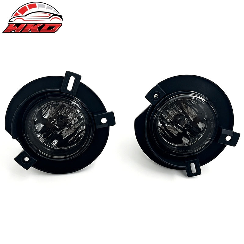 Fits 02-05 Ford Explorer Front Fog Lights Assembly Black Housing Clear Lens Pair