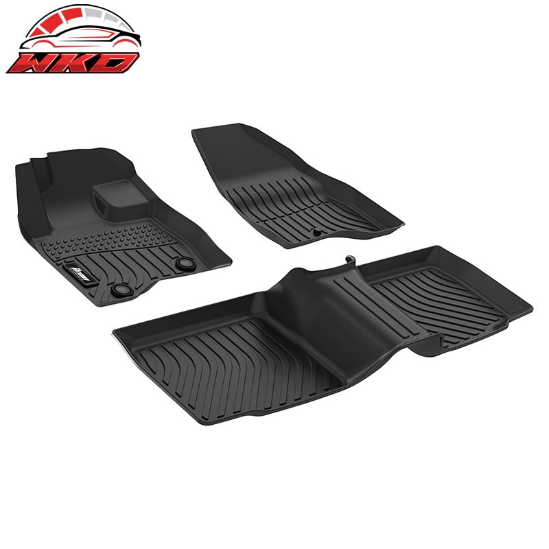 Fits 15-19 Ford Explorer TPE All Weather Waterproof 3D Floor Mats Liner Carpets