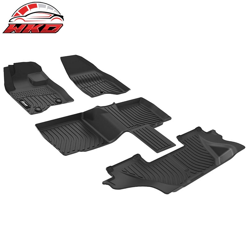 Fits 15-19 Ford Explorer W/6 Seats TPE All Weather 3D Floor Mats Liner Carpets