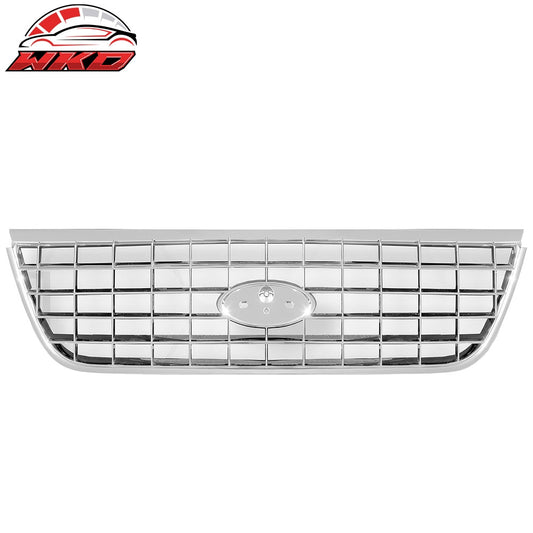 Wholesale 02-05 Ford Explorer OE Style Front Bumper Upper Grille Guard Chrome ABS
