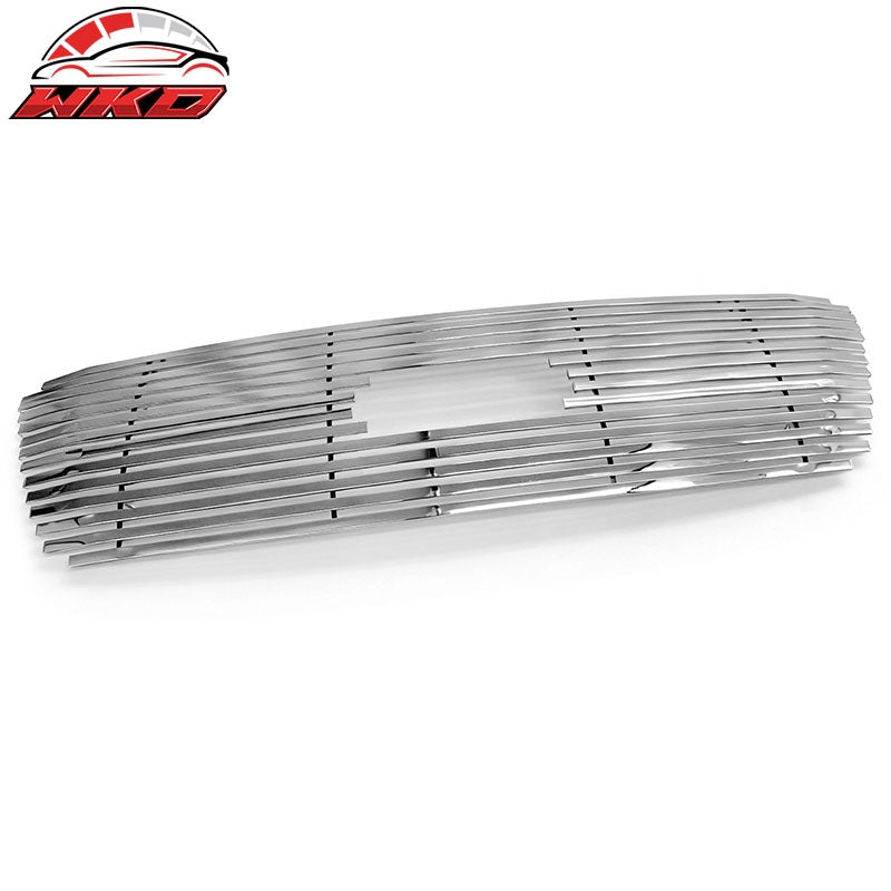 Fits 04-08 Ford F-150 Billet Style Chrome Bumper Upper Grille Stainless Steel