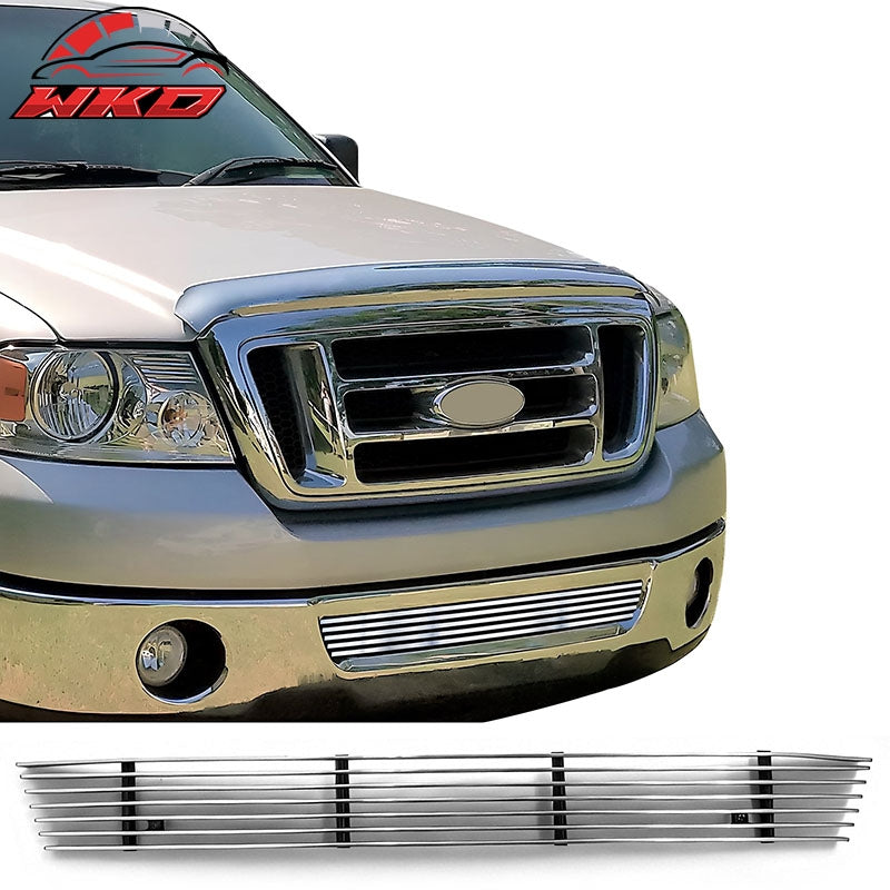 Wholesale 06-07 Ford F-150 Billet Style Chrome Front Bumper Lower Mesh Grille Grill