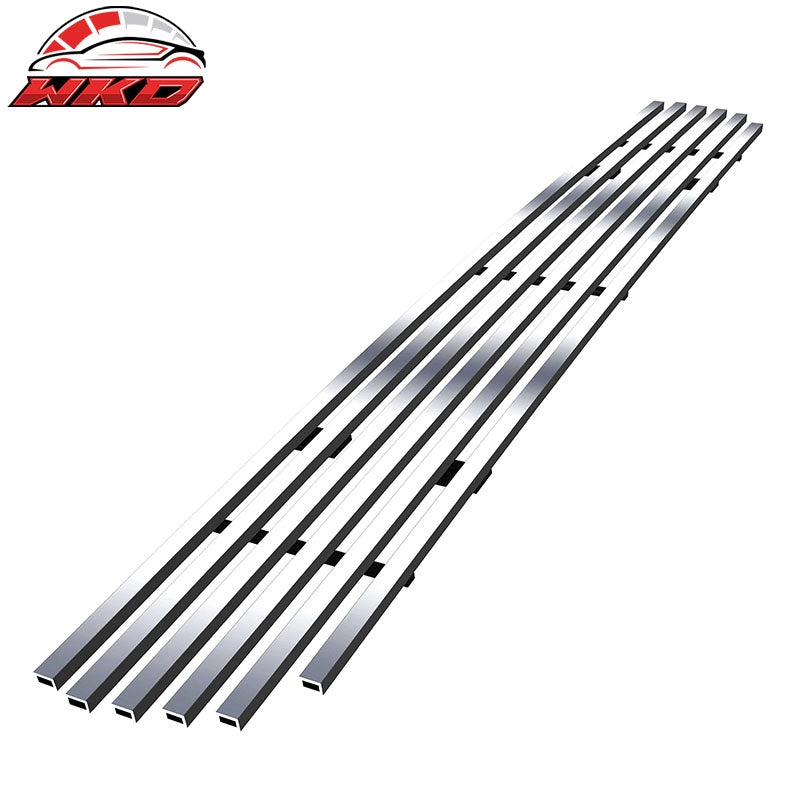 Fits 04-08 Ford F-150 Billet Style Front Bumper Lower Grille Insert Steel Chrome