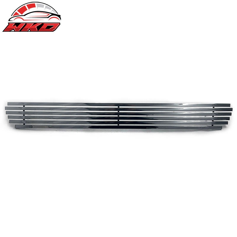 Fits 04-08 Ford F-150 Billet Style Front Bumper Lower Grille Insert Steel Chrome