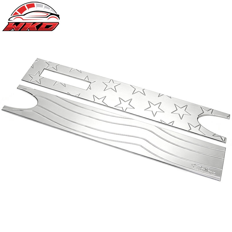 For 2004-2008 Ford F-150 Billet Style Rear Tail Gate Panel Applique Flame Chrome