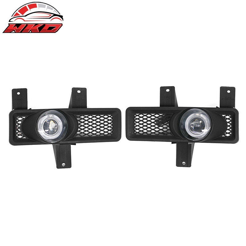 Wholesale 97-98 Ford F-150 Black Housing Clear Lens Front Fog Lights Lamps 2PCS Set