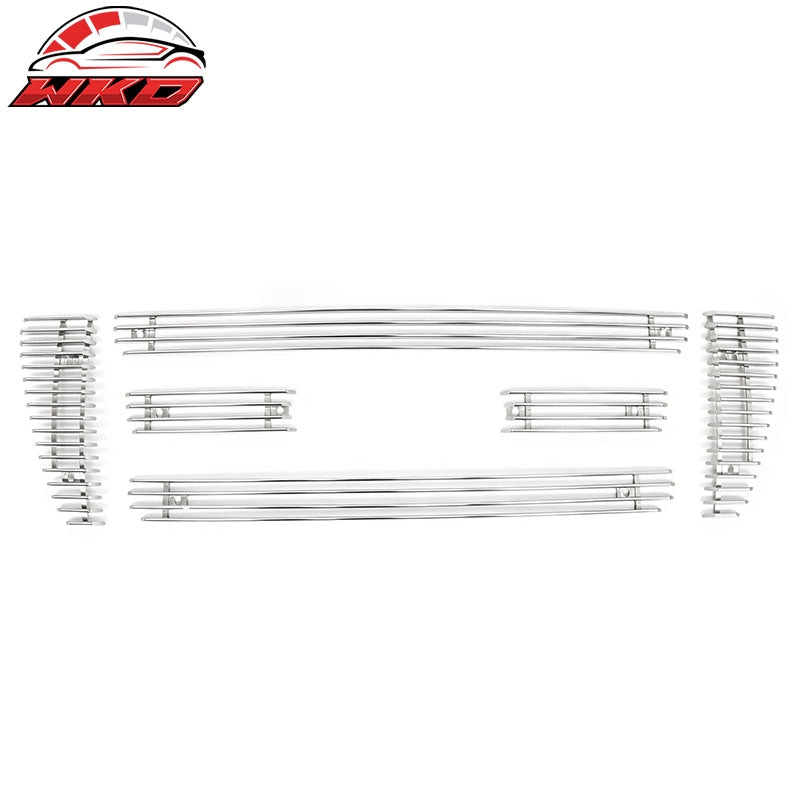 Wholesale Fits 04-08 Ford F-150 Chrome Bar Style Front Grille Stainless Steel Replacement