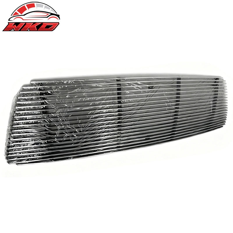 Fits 04-08 Ford F-150 Chrome Billet Style Front Bumper Hood Upper Grille Trim