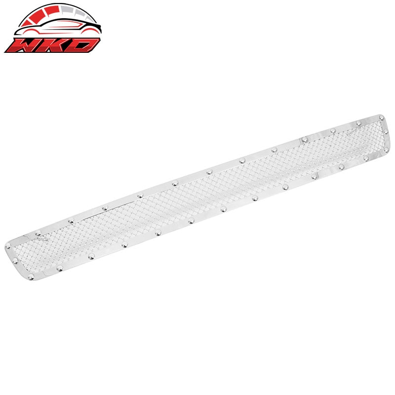 Fits 04-05 Ford F-150 Chrome Front Lower Grille Stainless Steel - Mesh Style