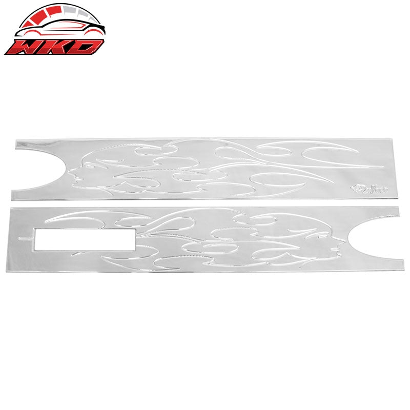 Wholesale For 04-08 Ford F-150 Chrome Rear Tailgate Panel Applique Flame - Billet Style