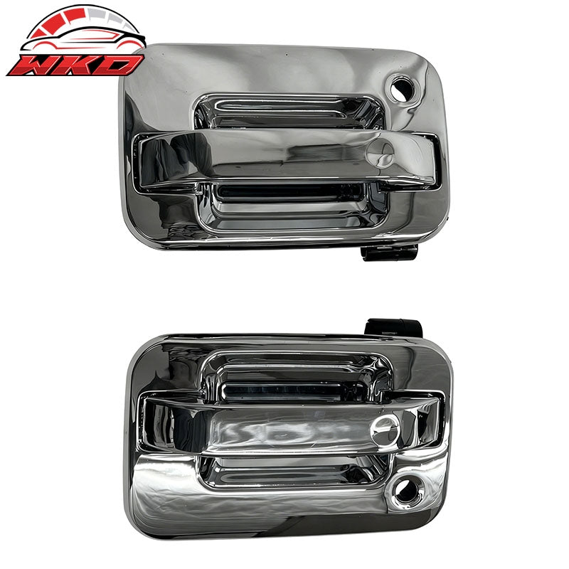 Wholesale 04-14 Ford F-150 Chrome Side Door Handle Cover Caps ABS with Key Holes