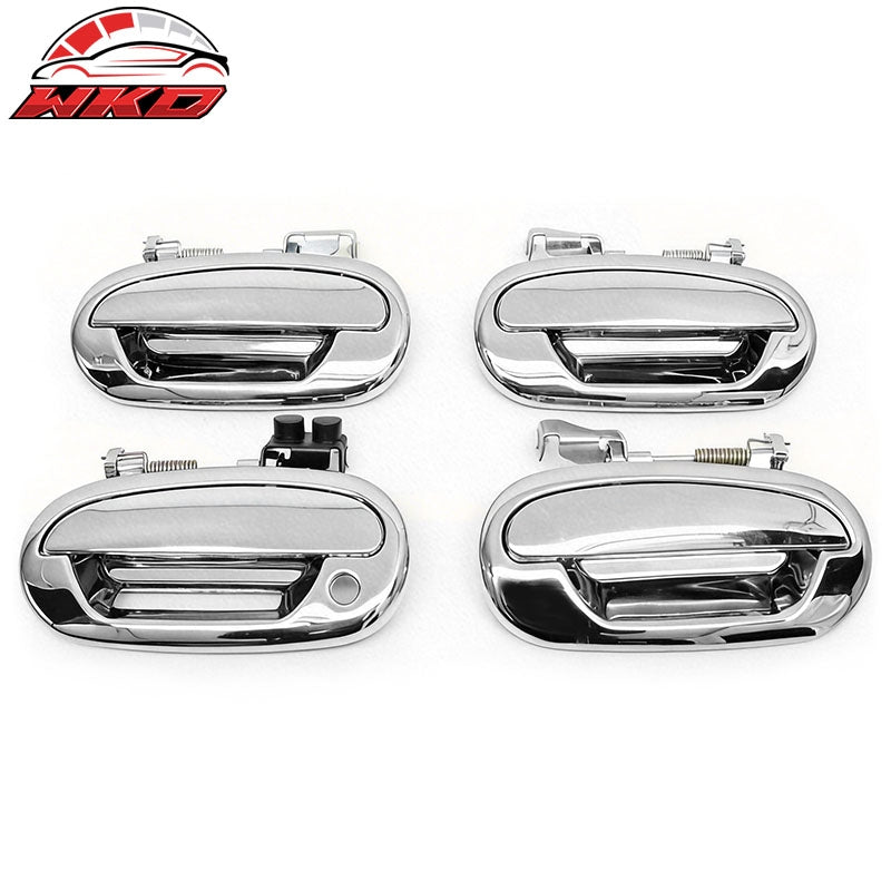 Wholesale 97-03 Ford F-150 Chrome ABS Side Door Handle Covers Trim w/ 1 Key Hole