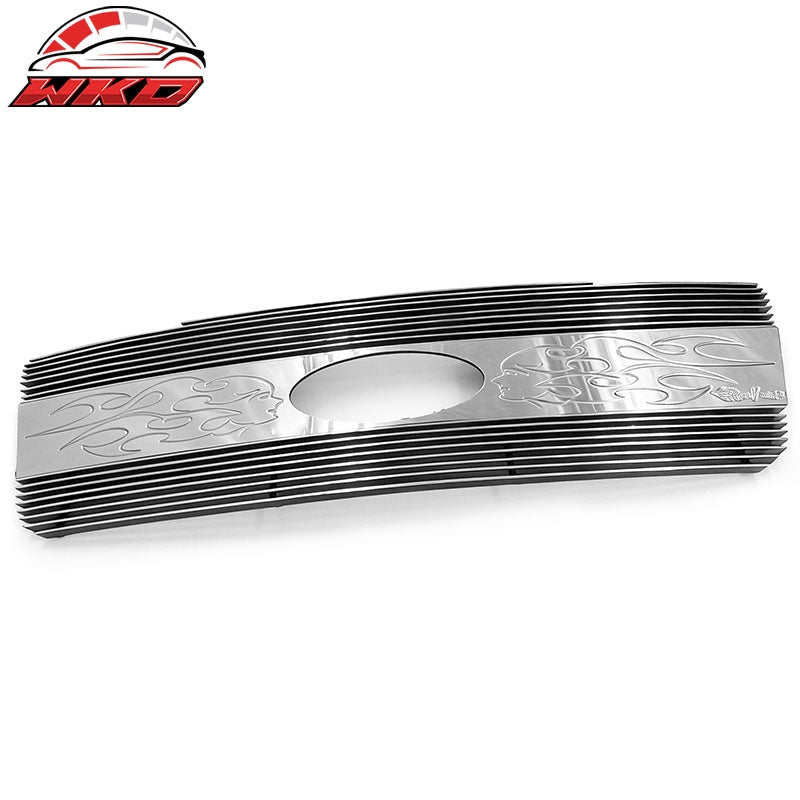 Fits 2004-2008 Ford F-150 F150 Front Bumper Upper Billet Grille Insert Chrome