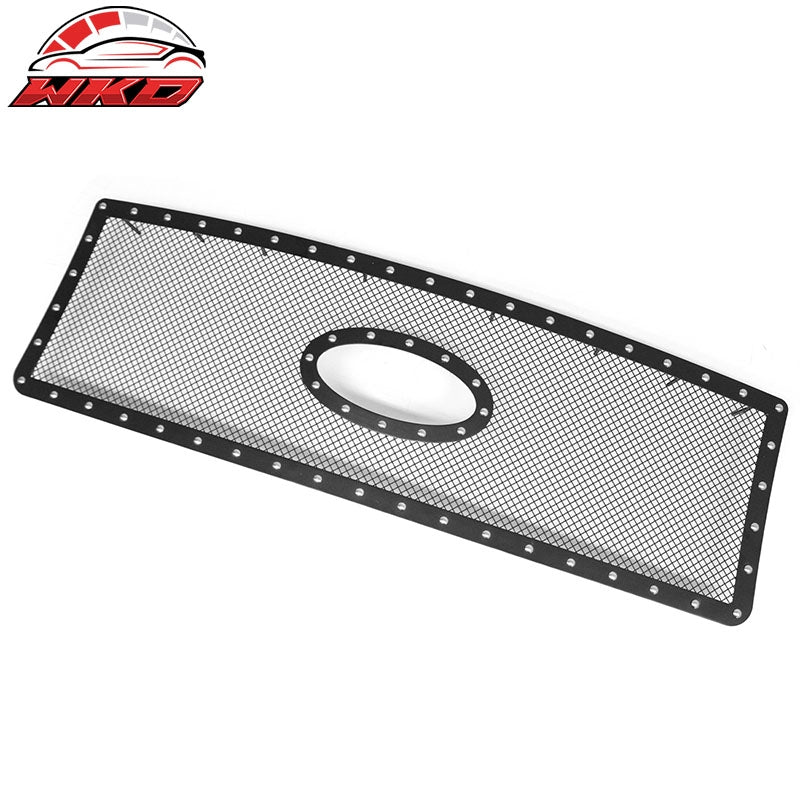 Fits 09-14 Ford F-150 F150 Front Bumper Upper Mesh Grille Insert Assembly Chrome