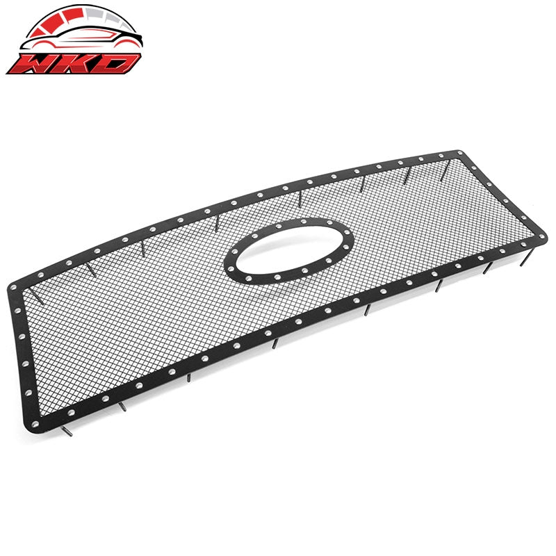 Fits 09-14 Ford F-150 F150 Front Bumper Upper Mesh Grille Insert Assembly Chrome