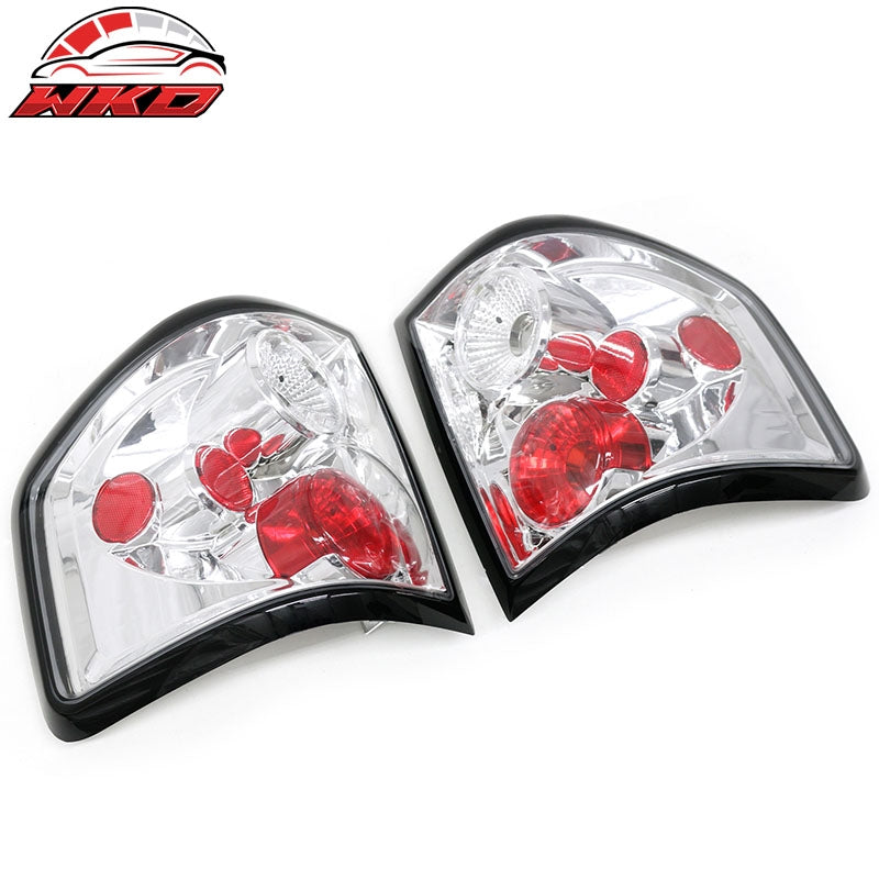 Fits 04-08 Ford F-150 F150 Left Right RH LH Tail Lights Rear Brake Lamps Chrome