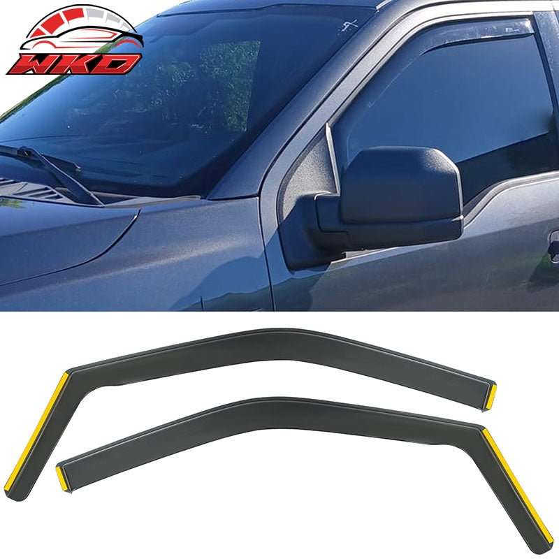 Wholesale 15-20 Ford F-150 17-22 F250 F350 Regular Cab Window Visor In-Channel Guard