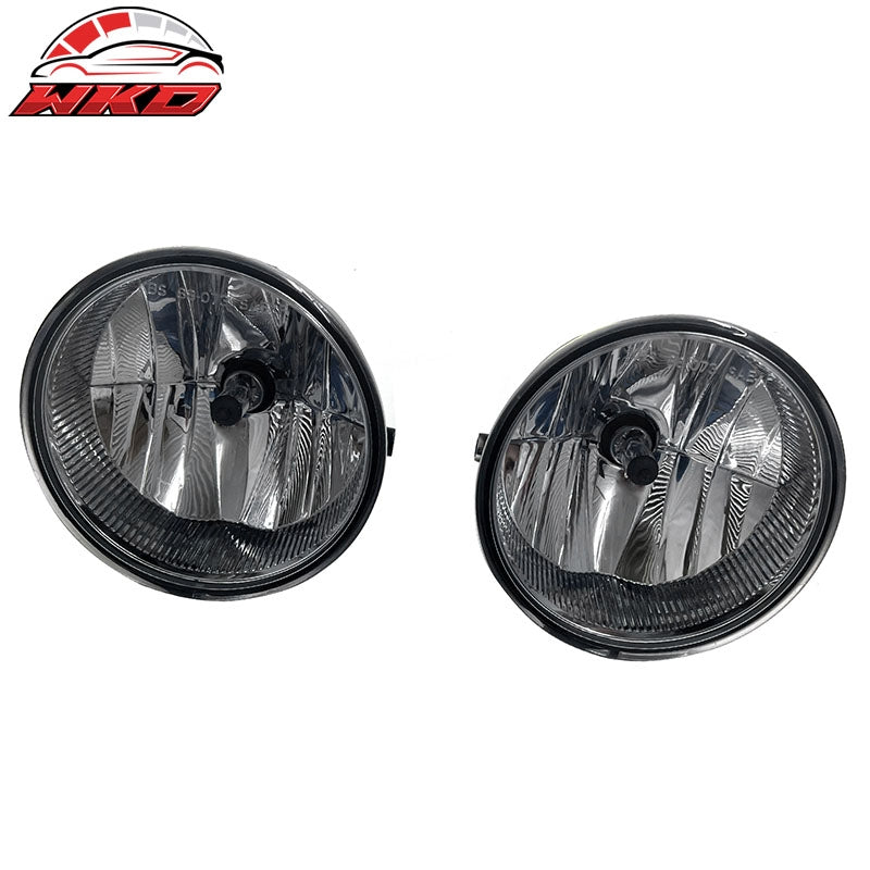 Fits 11-14 Ford F-150 Front Bumper Fog Lights Lamps W/Wiring Harness Clear Lens