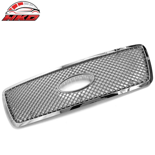 Wholesale 2004-2008 Ford F-150 Front Bumper Hood Grille Grill Cover Chrome Mesh Style - Wikond Auto