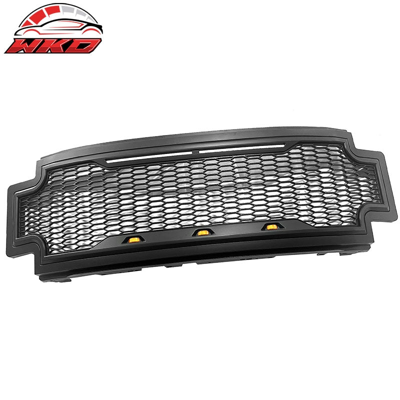Wholesale 2018-2020 Ford F-150 Mesh Style Front Bumper Hood Grille Trim Meta Black - Wikond Auto