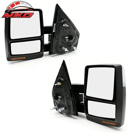 Wholesale For 07-14 Ford F-150 Power Heated Side Towing Mirrors w/ LED Signal Puddle Light